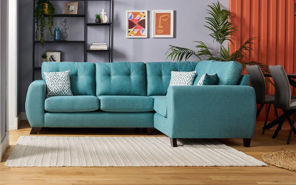 Living Aspen Fabric 2 Corner 1 Standard Back Sofa | Aspen Sofa Range | ScS