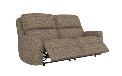Celebrity Cambridge Fabric 3 Seater Power Recliner Sofa with Lumbar Support & Head Rest | Celebrity Cambridge Sofa Range | ScS