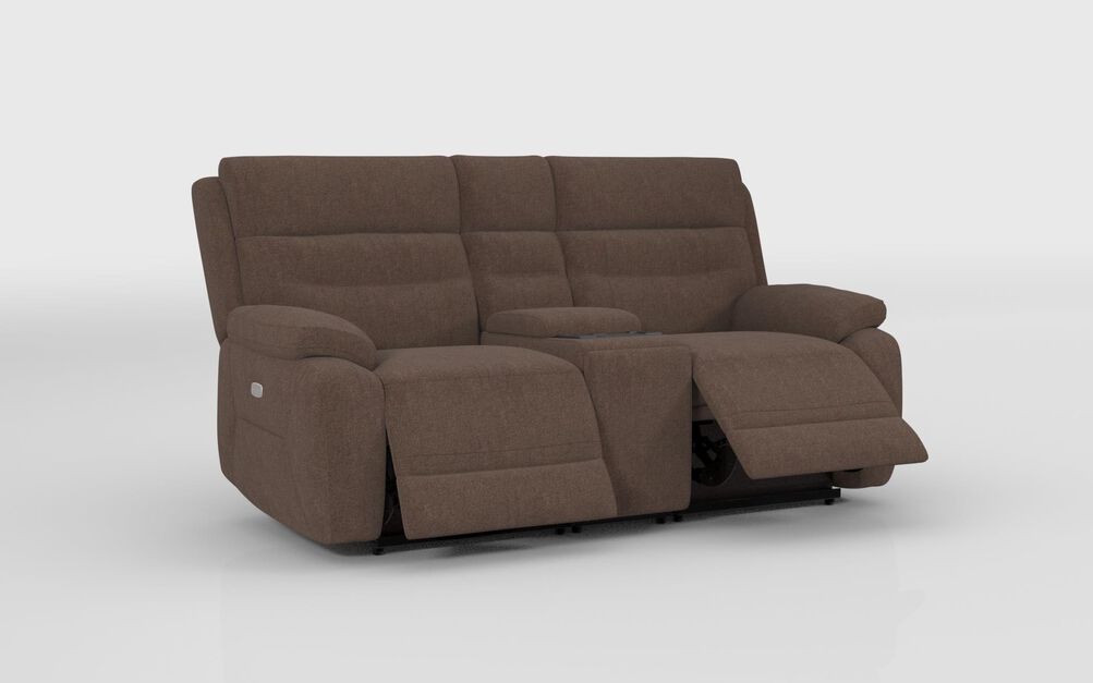 Fenton 2 Seater Power Recliner Sofa with Media Console | Fenton Sofa Range | ScS