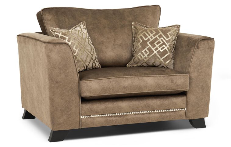 Living Majestic Fabric Snuggler Chair Living Majestic Fabric Snuggler Chair