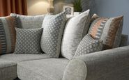 Aurora Fabric Banquette Footstool Aurora Fabric Banquette Footstool