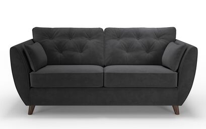 Hoxton Compact Velvet 3 Seater Sofa | Hoxton Sofa Range | ScS