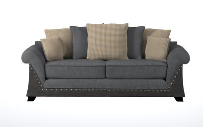 Living Noah Fabric 3 Seater Scatter Back Sofa | Noah Sofa Range | ScS