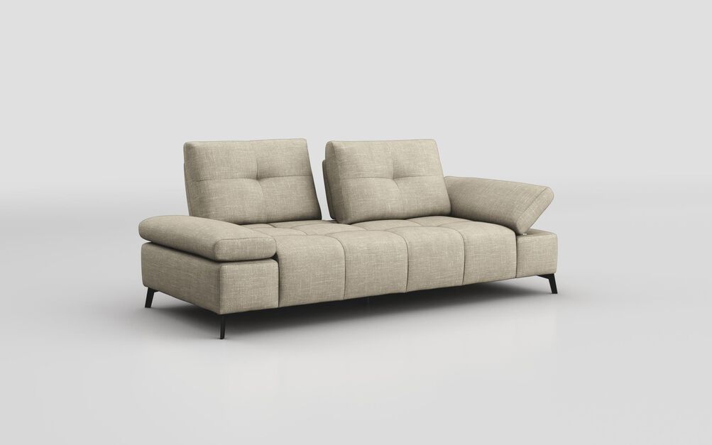 Linaro 3 Seater Sofa with Power Sliding Backrest & Adjustable Arms | Linaro Sofa Range | ScS