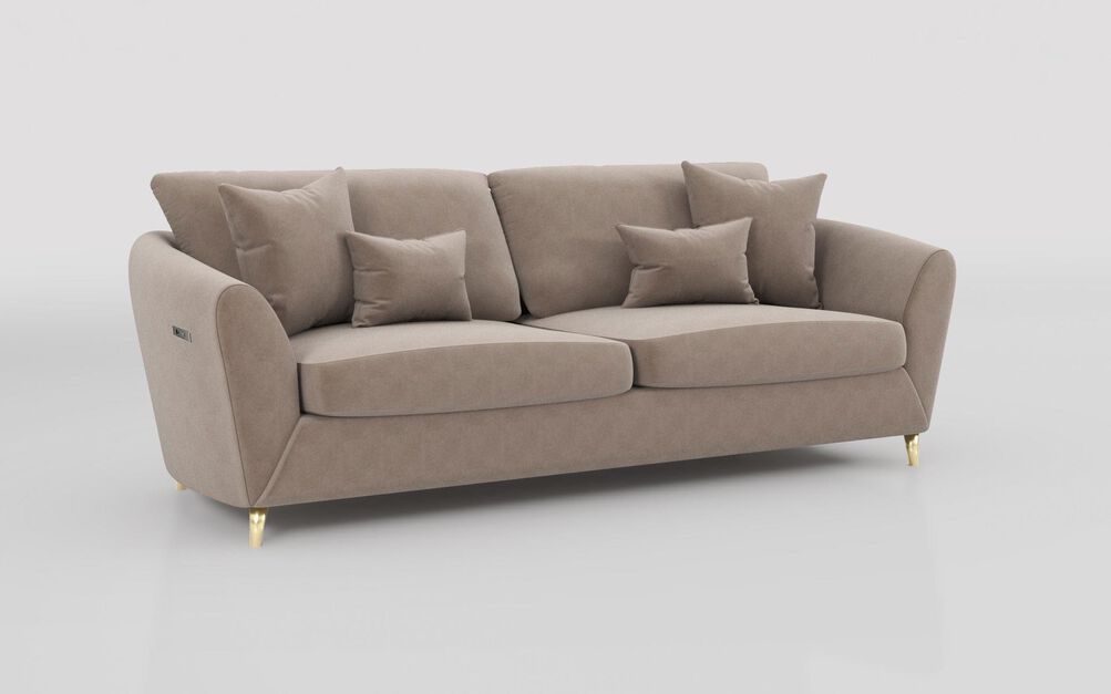Blyth 4 Seater Power Recliner Sofa, CAMELIA TAUPE 865 Blyth 4 Seater Power Recliner Sofa | Blyth Sofa Range | ScS
