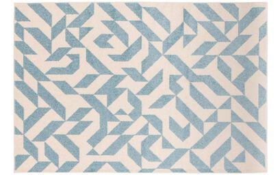 Muse Shapes Blue Rug | Rugs | ScS