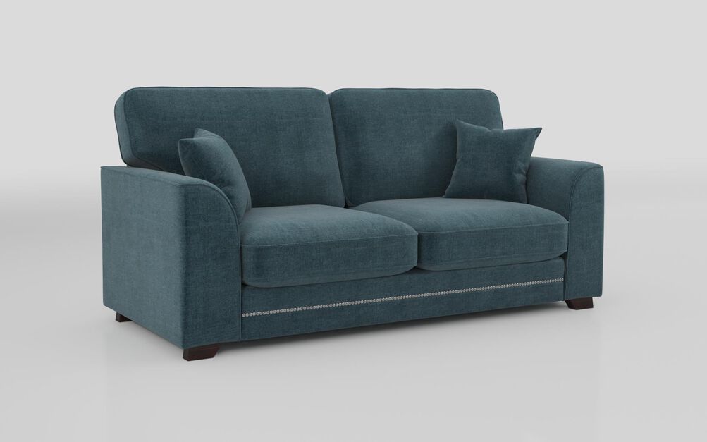 Gazeley 3 Seater Sofa Standard Back, DALIA-DARK-BLUE-570 Gazeley 3 Seater Sofa Standard Back | Gazeley Sofa Range | ScS