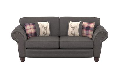 County Fabric 3 Seater Standard Back Sofa | County Sofa Range | ScS