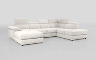 Norbello Corner Sofa Bed with Right Hand Facing Chaise and Left Hand Facing Storage Lounger and Otto | Norbello Sofa Range | ScS