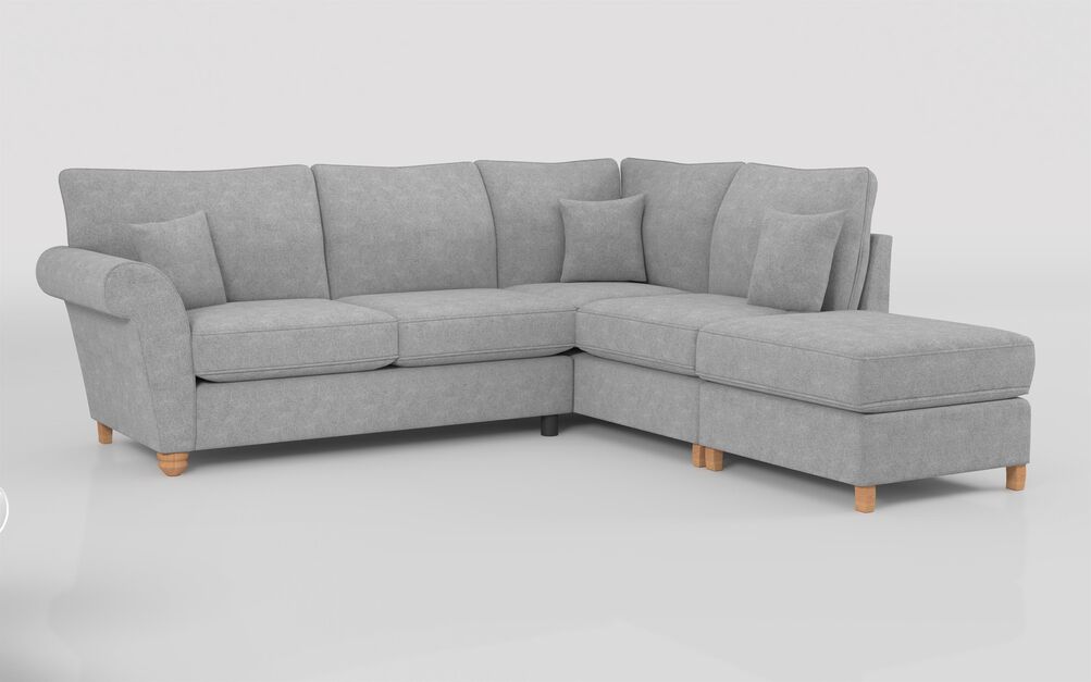 Aveley 2 Corner 1 Right Hand Facing Chaise Standard Back Sofa | Aveley Sofa Range | ScS