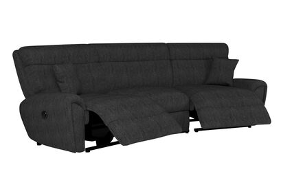 La-Z-Boy Pittsburgh Fabric 4 Seater Curved Power Recliner Sofa | La-Z-Boy Pittsburgh Sofa Range | ScS