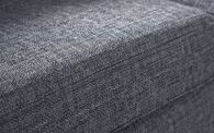 Theo Fabric Twister Footstool, LISBON CHARCOAL ALL OVER  LEB03- Theo Fabric Twister Footstool | Theo Sofa Range | ScS