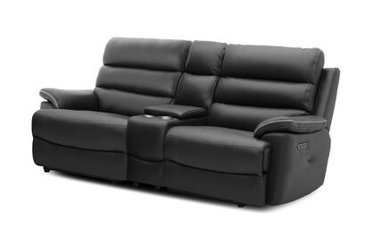 Living Griffin 3 Seater Power Recliner Sofa with Console & Head Tilt | Griffin Sofa Range | ScS