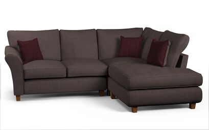 Hugo Fabric 3 Corner 1 Right Hand Facing Chaise Standard Back Sofa | Hugo Sofa Range | ScS