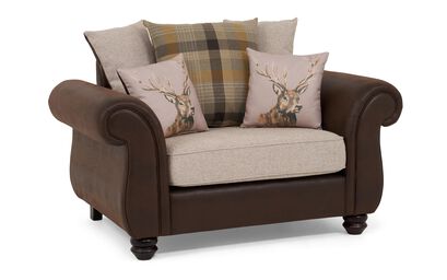Living Amble Fabric Love Chair Scatter Back | Amble Sofa Range | ScS