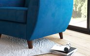 Tinsley Compact Velvet 3 Seater Sofa Tinsley Compact Velvet 3 Seater Sofa