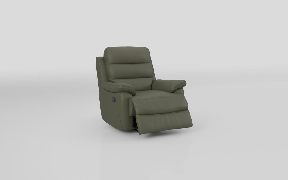Ossett Manual Recliner Chair, MACADAMIA-DEEP-GREEN-605 Ossett Manual Recliner Chair | Ossett Sofa Range | ScS