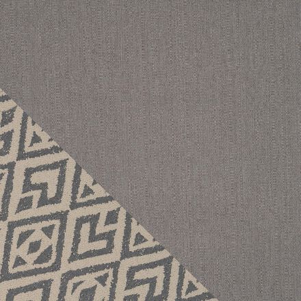 Aspen Fabric Pattern Top Banquette Footstool, LISBON SILVER BOZAR HEARTS Aspen Fabric Pattern Top Banquette Footstool | Aspen Sofa Range | ScS