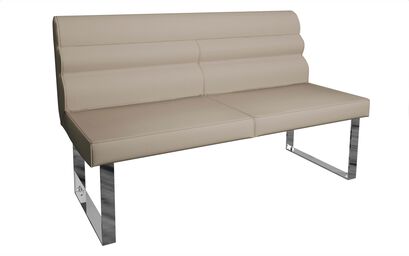 Lisbon 1.4m Bench with Backrest | Lisbon Furniture Range | ScS