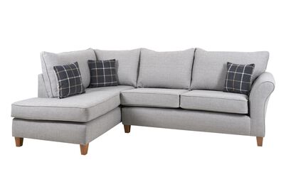 Hugo Fabric 1 Corner 3 Left Hand Facing Chaise Standard Back Sofa | Hugo Sofa Range | ScS