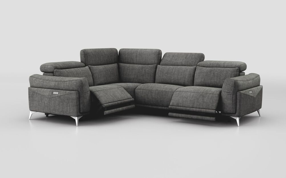 Gattolino 1 Corner 2 Power Sofa with Manual Head Tilt | Gattolino Sofa Range | ScS