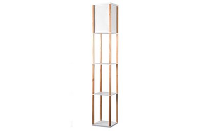 Struttura Wooden Shelves Floor Lamp Oak Finish | Lighting | ScS