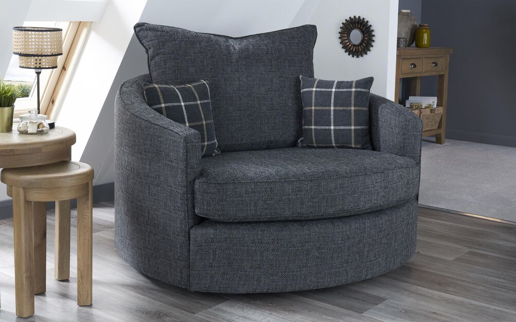 Theo Fabric Large Twister Chair | Theo Sofa Range | ScS