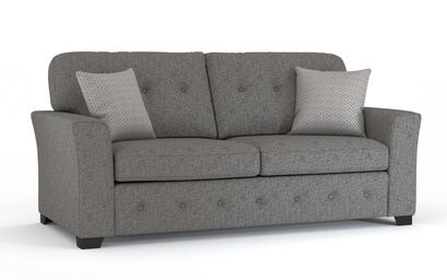 Hartley Grey Fabric 3 Seater Sofa | Hartley Sofa Range | ScS
