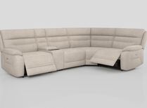 Fenton 3 Corner 1 Power Recliner Sofa with Media Console | Fenton Sofa Range | ScS