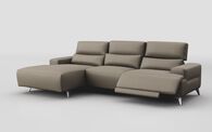 Poggio 3 Seater Power Recliner Left Hand Facing Sliding Chaise with Power Head Tilt, AZALEA-PINK-440 Poggio 3 Seater Power Recliner Left Hand Facing Sliding Chaise with Power Head Tilt | Poggio Sofa Range | ScS