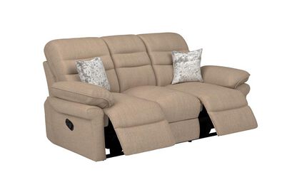 Pendle Fabric 3 Seater Manual Recliner Sofa | Pendle Sofa Range | ScS