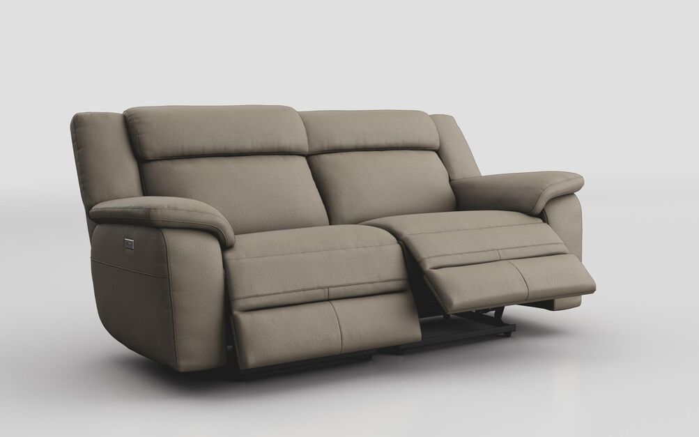 Sarsina 3 Seater Power Recliner Sofa with Power Head Tilt | Sarsina Sofa Range | ScS