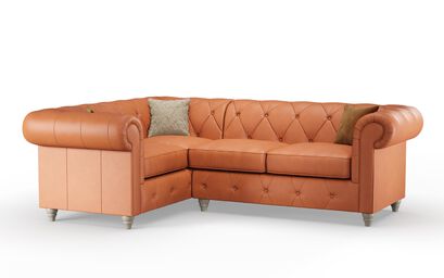 Living Melrose Leather 1 Corner 2 | Melrose Sofa Range | ScS