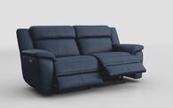 Sarsina 3 Seater Power Recliner Sofa, MACADAMIA-MIDNIGHT-BLUE-540 Sarsina 3 Seater Power Recliner Sofa | Sarsina Sofa Range | ScS