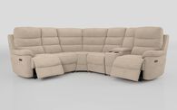 Ossett 2 Corner 2 Power Sofa with Right Hand Facing Console & Head Tilt | Ossett Sofa Range | ScS