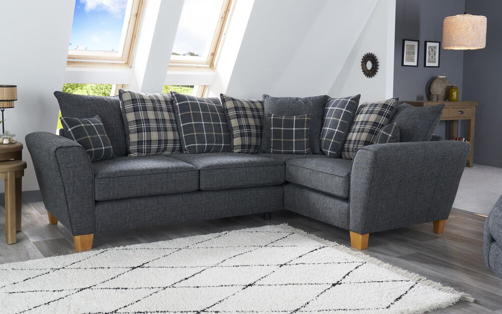 Theo Fabric 2 Corner 1 Scatter Back Sofa | Theo Sofa Range | ScS