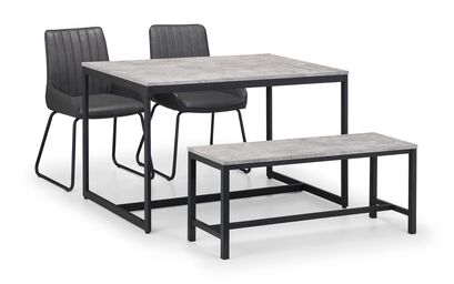 Warwick Dining Table, Bench & 2 Chairs | Warwick Furniture Range | ScS