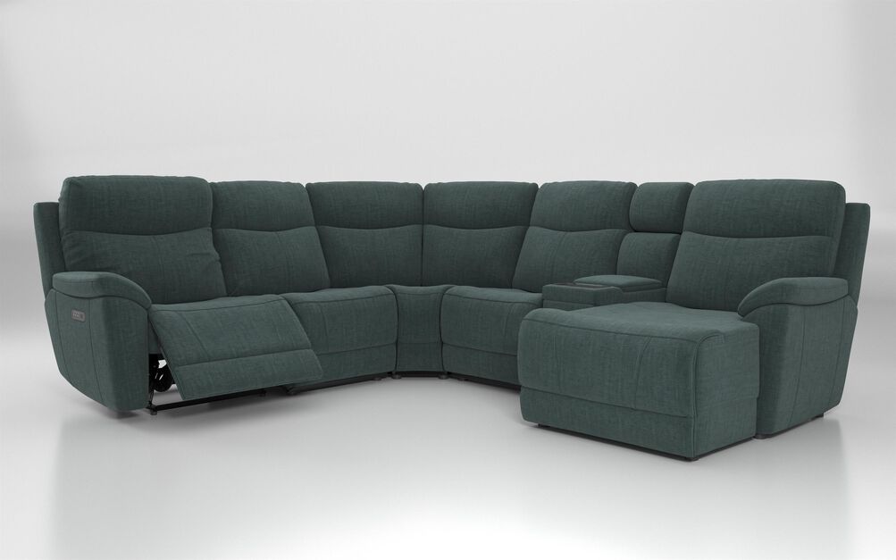 Eldwick 3 Corner 3 Left Hand Facing Power Right Hand Facing Console & Chaise Sofa with Head Tilt & L | Eldwick Sofa Range | ScS