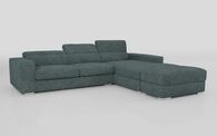 Frigento 4 Seater Sofa with Right Hand Facing Lounger and Ottoman | Mix and Match | ScS