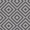 Inspire Westwood Fabric Ottoman Stool, 7087 Charcoal/Linen Kara Diamond, swatch