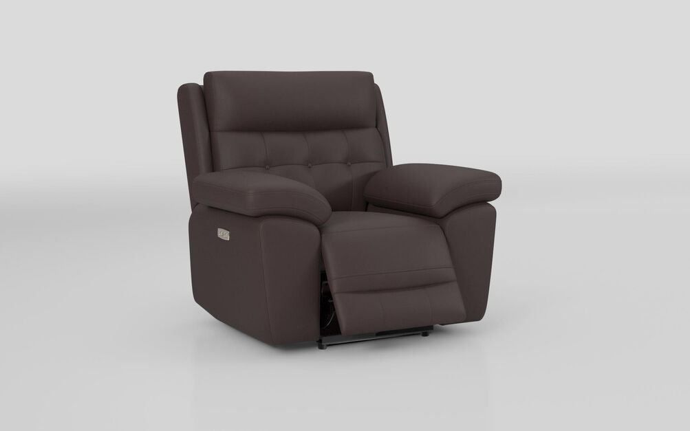 Belford Power Recliner Chair with Power Head Tilt, ARABIS-COFFEE-740 Belford Power Recliner Chair with Power Head Tilt | Belford Sofa Range | ScS
