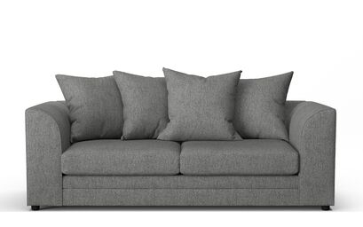 Chicago Fabric Pewter 3 Seater Sofa | Chicago Sofa Range | ScS