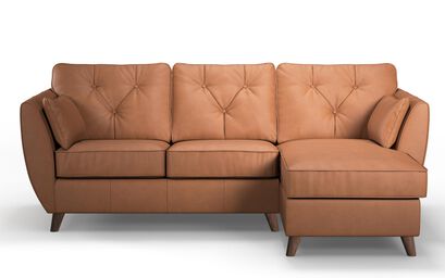 Hoxton Leather 3 Seater Right Hand Facing Chaise Sofa | Hoxton Sofa Range | ScS