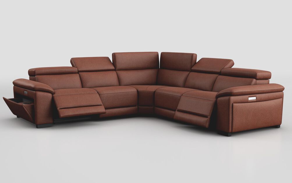 Mesola 3 Corner 3 Power Sofa with Power & Manual Head Tilt | Mesola Sofa Range | ScS