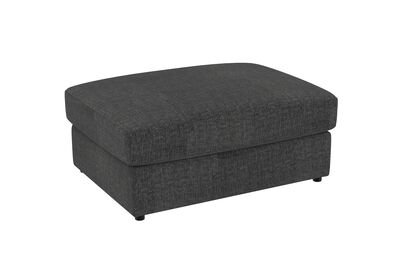 Living Aspen Fabric Plain Top Banquette Footstool | Aspen Sofa Range | ScS