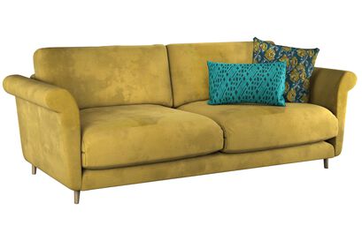 LLB Carnaby Fabric 4 Seater Sofa | LLB Carnaby Sofa Range | ScS