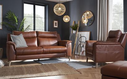 Living Brodie Large 3 Seater Power Recliner Sofa with LHF Chaise | Brodie Sofa Range | ScS