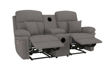 La-Z-Boy Toledo Fabric 2 Seater Power Recliner Sofa with Audio Console | La-Z-Boy Toledo Sofa Range | ScS