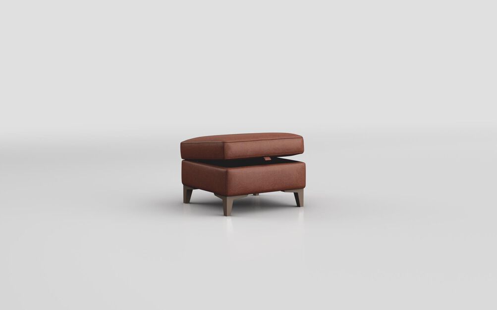 Ruffio Storage Footstool, GIRASOLE-BROWN-700 Ruffio Storage Footstool | Ruffio Sofa Range | ScS
