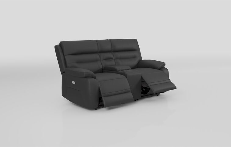 Fenton 2 Seater Power Recliner Sofa with Media Console Fenton 2 Seater Power Recliner Sofa with Media Console
